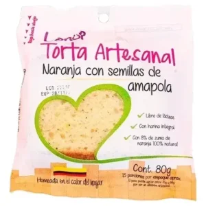 Torta de naranja con semillas de amapola