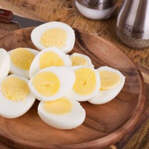 Rodajas de huevo cocido
