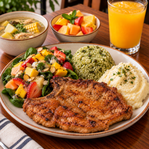 Almuerzo Ejecutivo – Chuleta Valluna