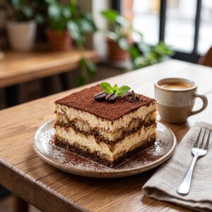 Tiramisú de café