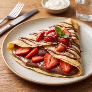 Crepe dulce Nutella