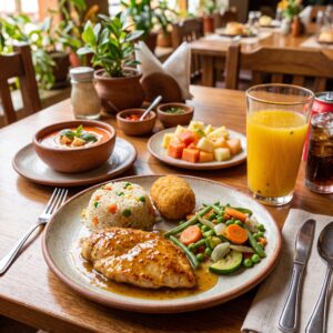 Almuerzo Ejecutivo – Pollo a la Miel Mostaza