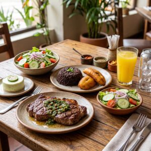 Churrasco con Chimichurri