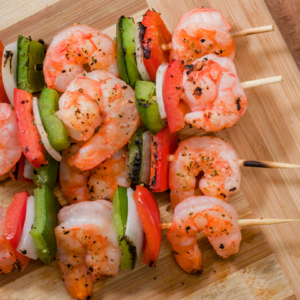 Brocheta de Camarones